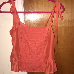 Elizabeth and James cropped babydoll tank